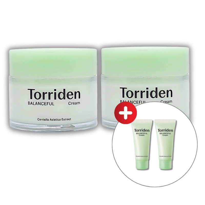 【1+1】バランスフル シカ 鎮静 クリーム 80ml*2 + バランスフル クリーム 20ml *2