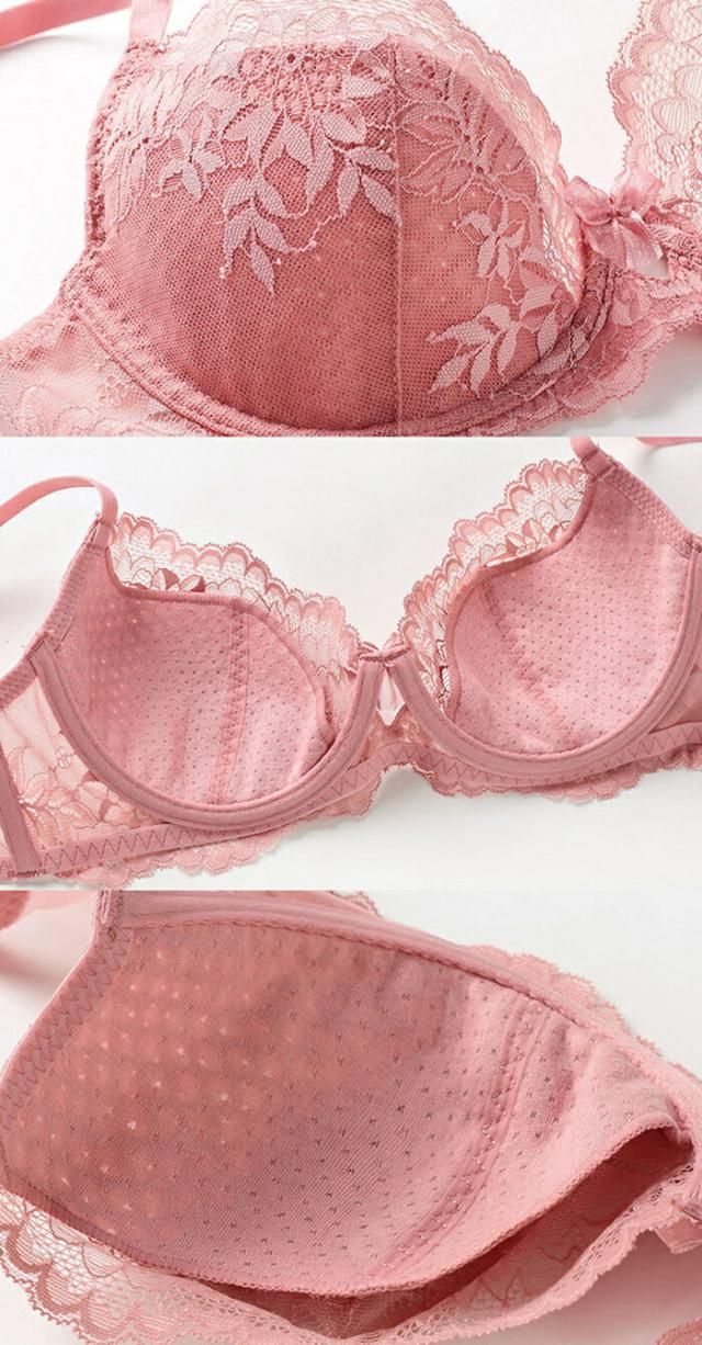 ブラジャー ショーツ セット かわいい 総レース セクシー シースルー ランジェリー 下着 女性 レディース ランジェリー ブラジャー ブラ ショーツ 上下 セット 女性 下着 リボン レースアッ