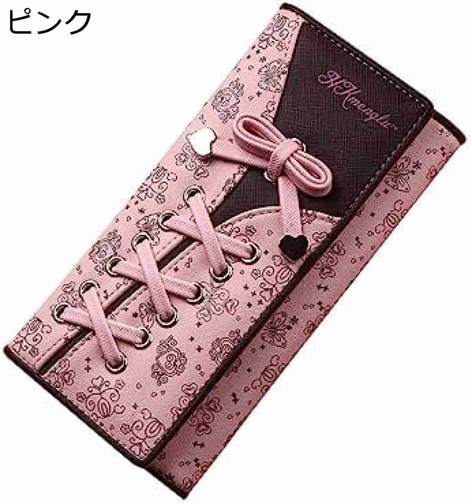 【20%OFFクーポン】レディース 長財布 リボン ツートンカラー 三つ折り ボタン ジッパー 財布 大容量 スマホ入れ可 カード入れ 小銭入れ 使いやすい 多機能 お手頃 ウォレット ギフト 誕生日