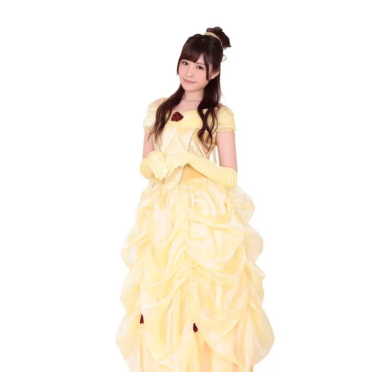 【BeWith】美少女と夜会 サイズM ハロウィン コスプレ ドレス お姫様 プリンセス 美女 野獣 パーティ イベント 衣装 仮装 洗濯可 A0658YE