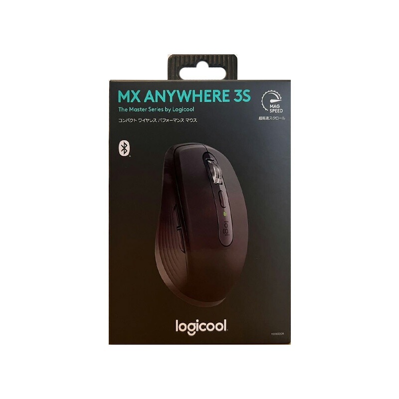 【新品】LOGICOOL ロジクール MX ANYWHERE 3S コンパクト ワイヤレス パフォーマンス マウス MX1800GR グラファイト