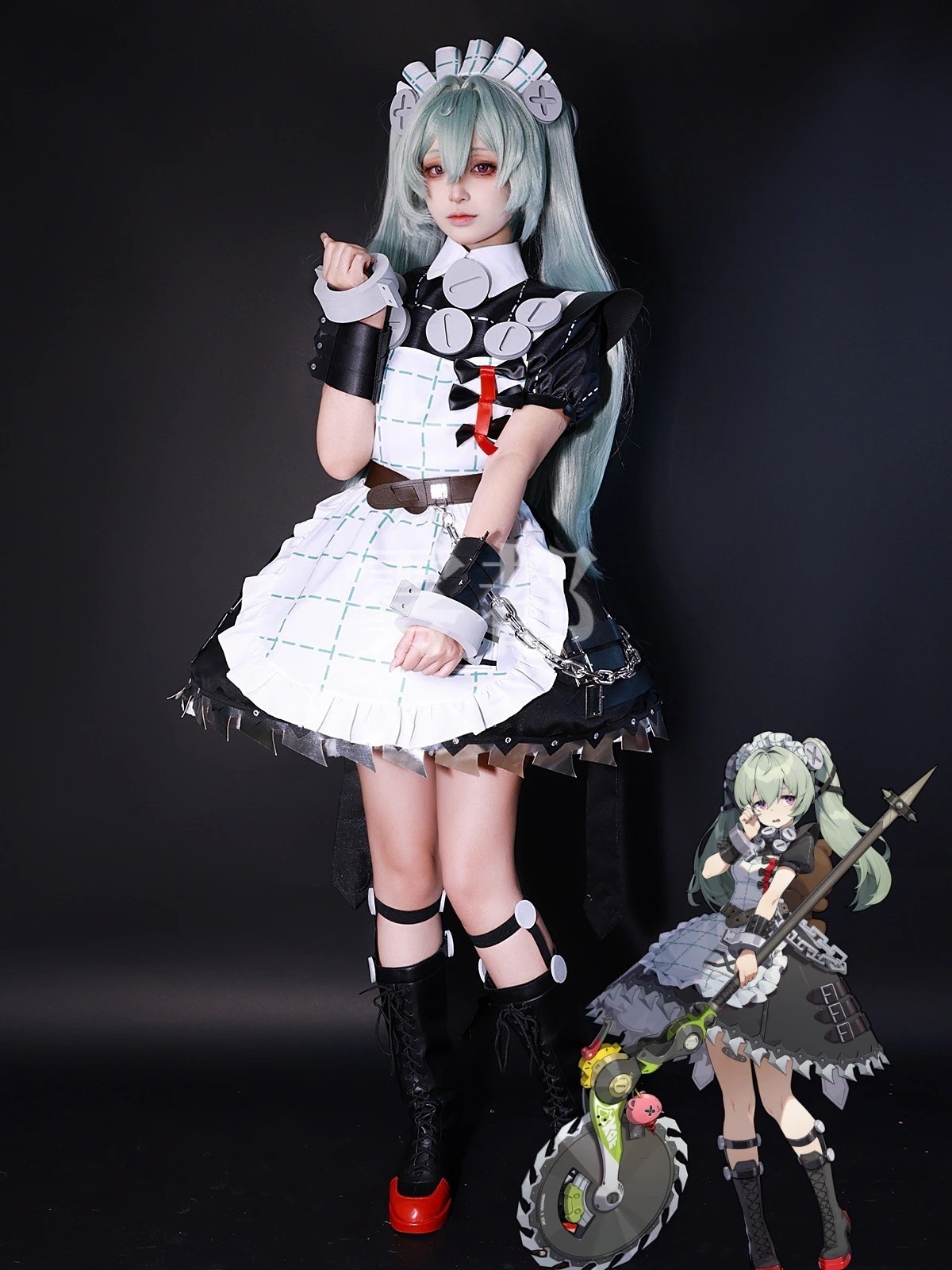 カリン・ウィクス Zenless Zone Zero ゼンレスゾーンゼロ Corin Wickes ZZZ メイド服 セットアップ コスプレ衣 仮装 変装 コスチューム 学園祭 文化祭 可琳·威克斯