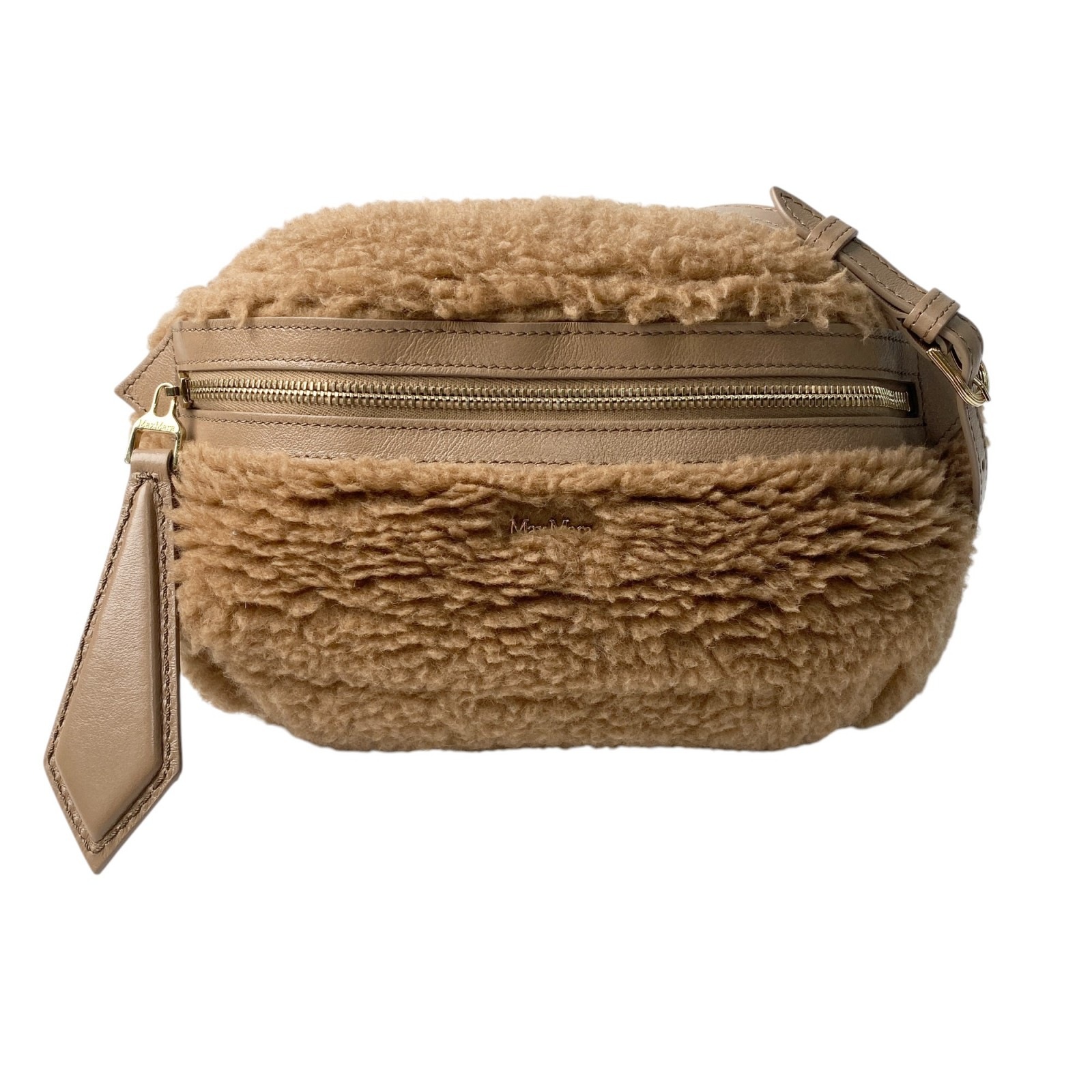 マックスマーラ MaxMara レディース テディベア ボア ボディバッグ ウエストポーチ