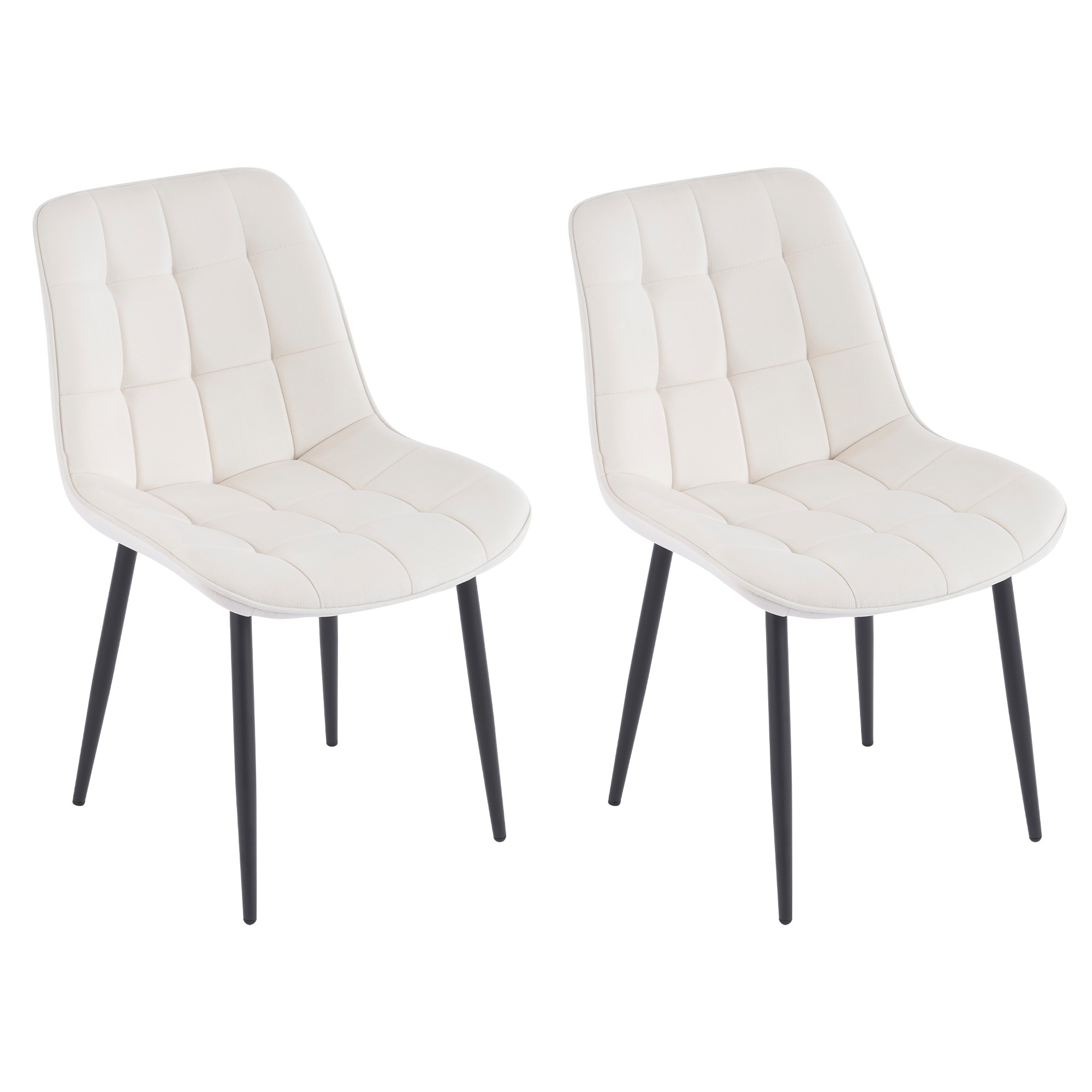 【2脚】ダイニングチェア 椅子 ベルベット座面 コンパクト スチール脚 来客対応チェア おしゃれ 組立簡単 北欧風 イス テレワーク 在宅ワーク耐荷重130kg