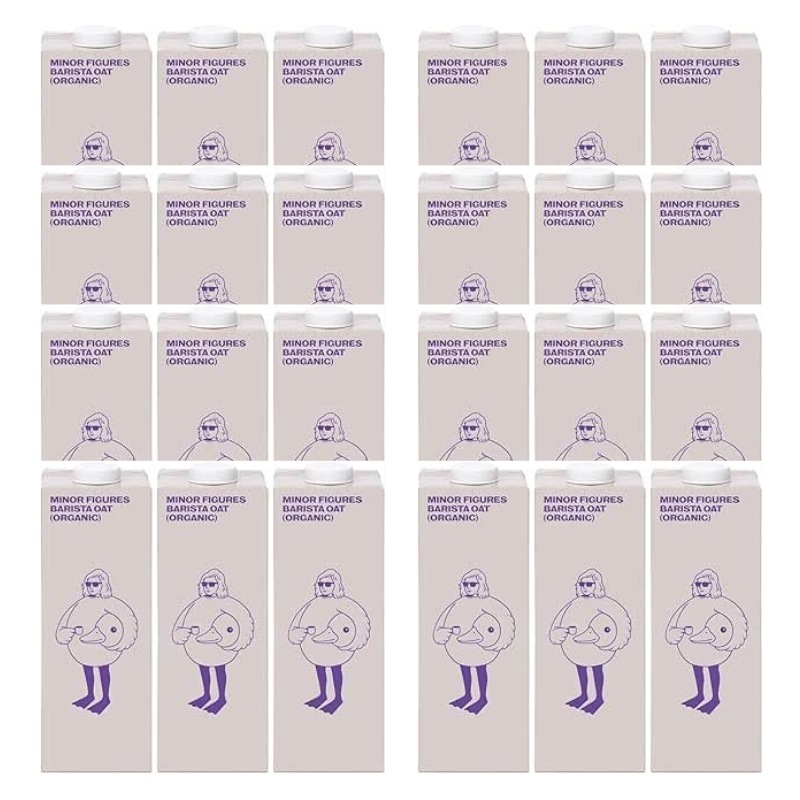 【24本セット】マイナーフィギュアズ有機バリスタオーツミルク 1000ml minor figures organic oat milk barista コーヒー用 ラテ用 カフェオレ用 ラテアート
