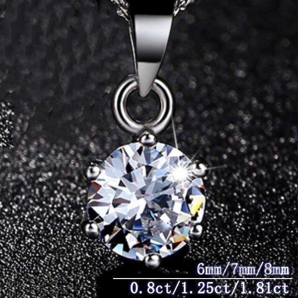 ネックレス レディース 一粒ダイヤ 125カラット ネックレス アクセサリー メンズ レディース ファッション 女性 人気 誕生日プレゼント 20代30代40代50代