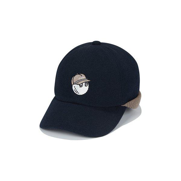 [マルボン公式] バケットニットイヤーマフボールキャップ NAVY (MAN)