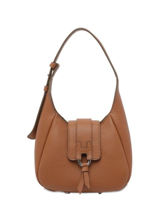 HOGAN Women Shoulder Bags KBW01XS0100 TH1S018 Leather Brown