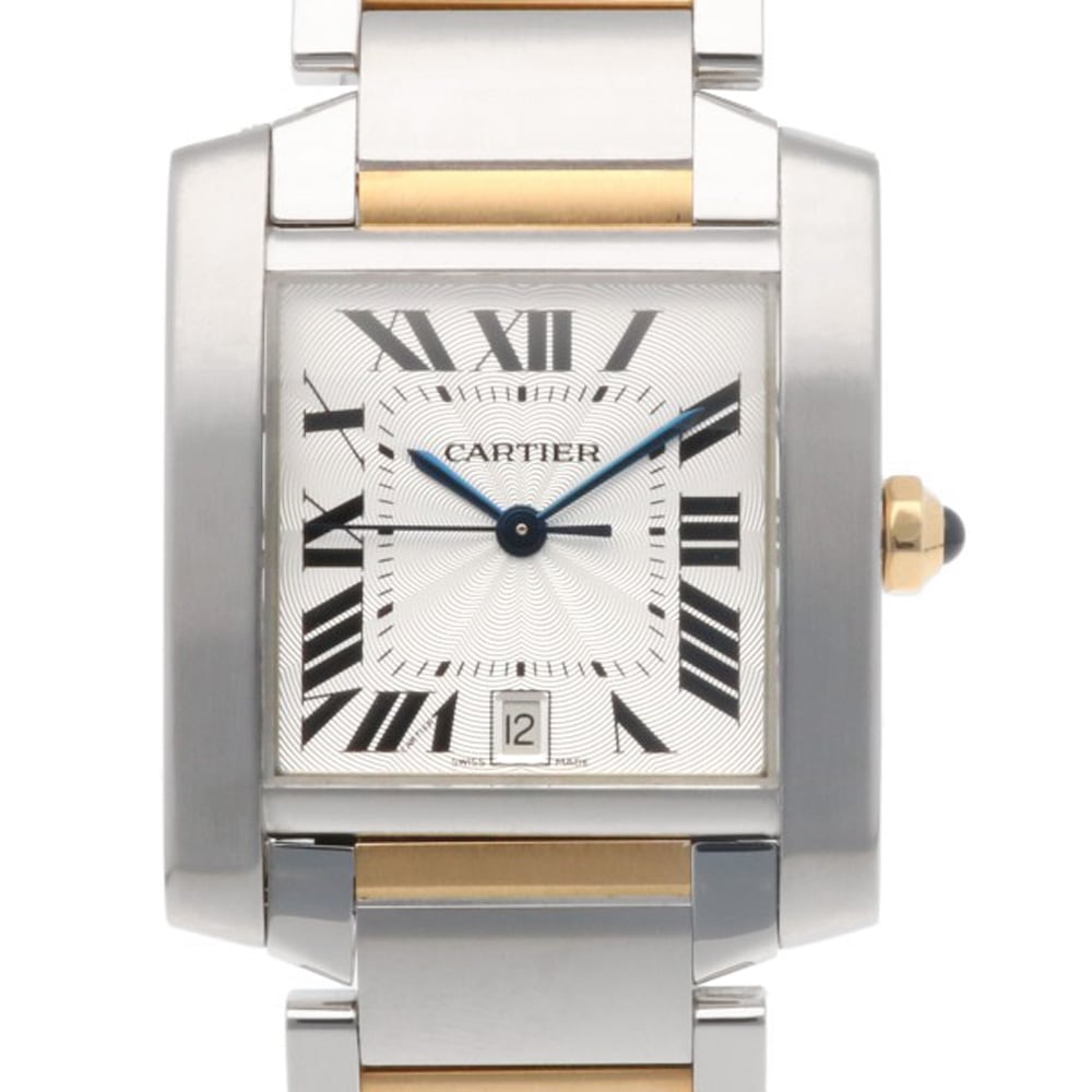 カルティエ タンクフランセーズLM 腕時計 ステンレススチール 自動巻き 1年保証 CARTIER 中古