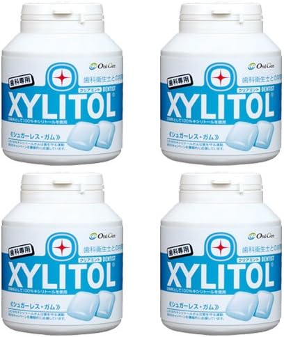 オーラルケア 歯科専用 ロッテ キシリトールガム ボトルタイプ 90粒 × 4本セット クリアミント味 5,302円