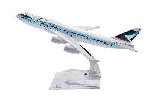 TANG DYNASTY（TM）1：400 16cmボーイングB747-400キャセイパシフィック航空メタル飛行機モデル飛行機...