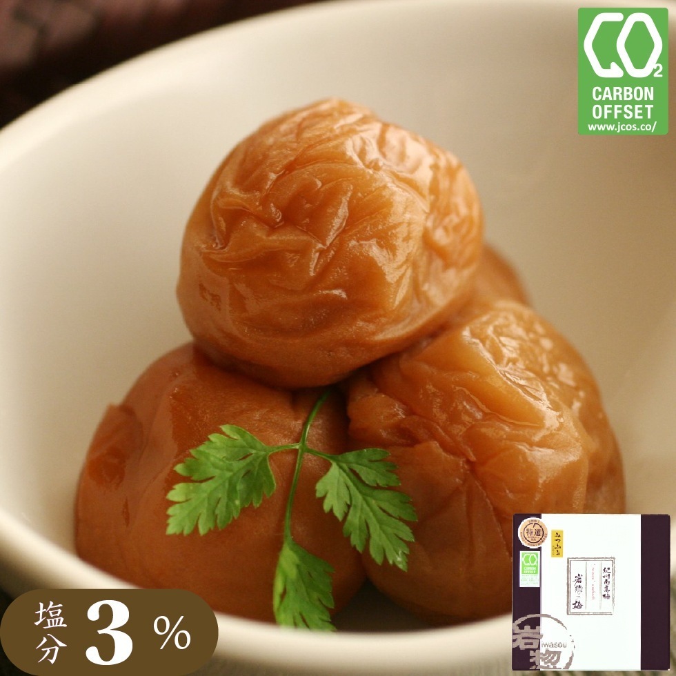 梅干し はちみつ 塩分 3% 減塩 南高梅 特選 みつふる 600g 岩惣 紀州南高梅 完熟 国産