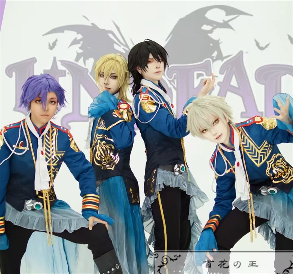 ES あんさんぶるスターズ アルバム発売記念スカウト UNDEAD 朔間零 羽風薫 大神晃牙 乙狩アドニス コスプレ衣装 コスチューム ハロウィン 変装 仮装