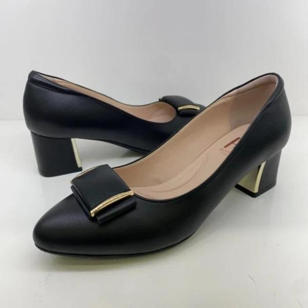 HC12 女性の甲飾りパンプス 女性の足に優しいセミフォーマルパンプス ヒール5cm PFE (S41236502)