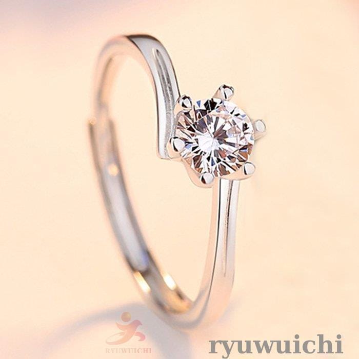 指輪 レディース 婚約 一粒ダイヤ 並ぶ3粒 0.25カラット フリーサイズ シンプル 彼女 妻 結婚記念日 誕生日プレゼント 母の日ギフト