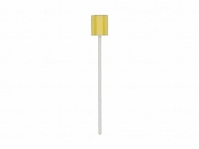 マウスピュア口腔ケアスポンジ プラ軸 500本入 500本 L 039-102076-00