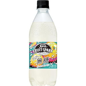 【迅速発送】サントリー 天然水 FRUIT-SPARK グレフル＆レモン フルーツスパーク フルスパ 無糖 果汁炭酸 500ml×24本