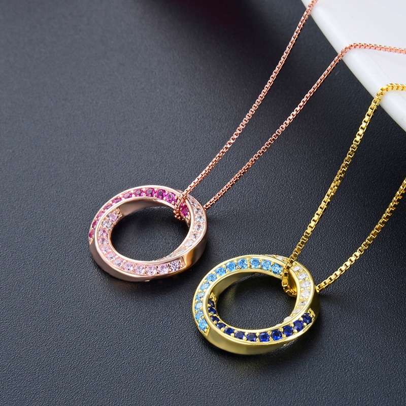 ネックレス レーディス リング 3色 贅沢36粒 カラフル シルバー925 プラチナ仕上げ 女性 人