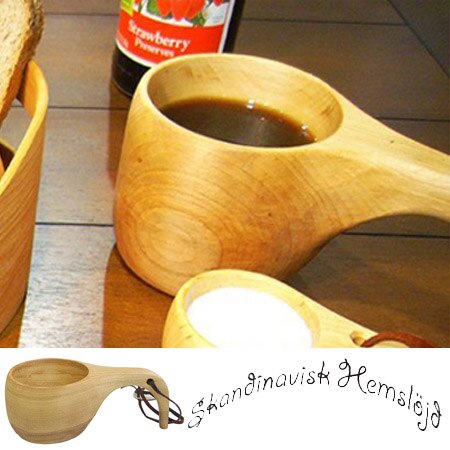 マグカップ　Skandinavisk Hemslojd（スカンジナビスクヘムスロイド）　ククサ　L