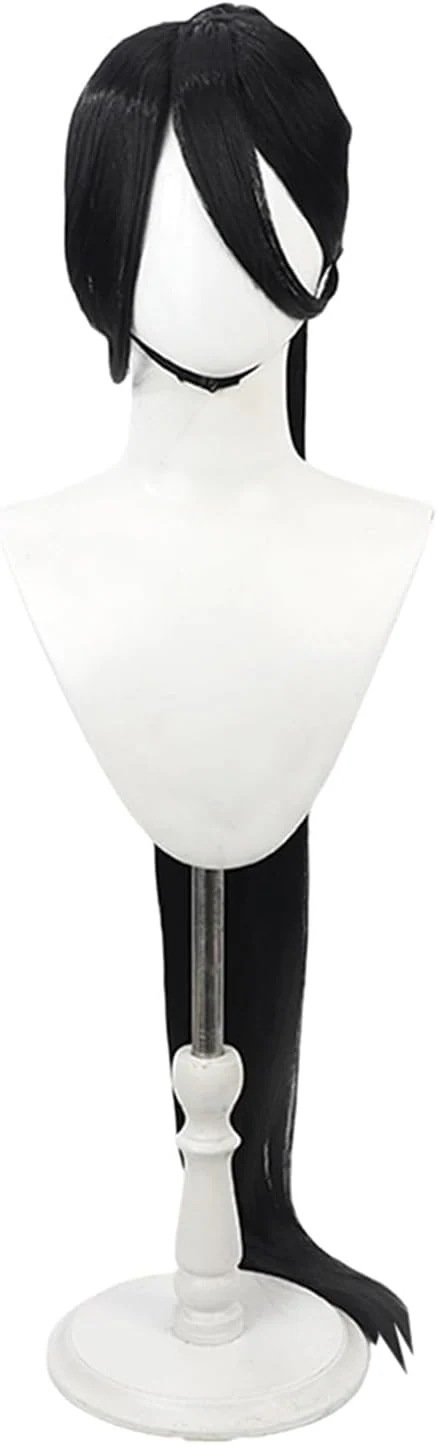 コスプレウィッグ羽川ハスミブルーアーカイブかつら耐熱長髪耐熱文化祭小物変身