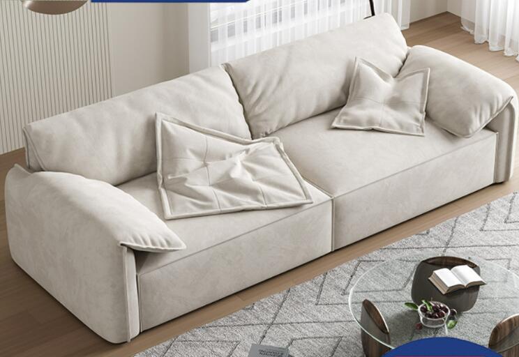 ソファ 象の耳 リビングルーム シンプルモダン テックファブリックソファ3人掛けソファリビングルームソファ バイヤー 81,950円