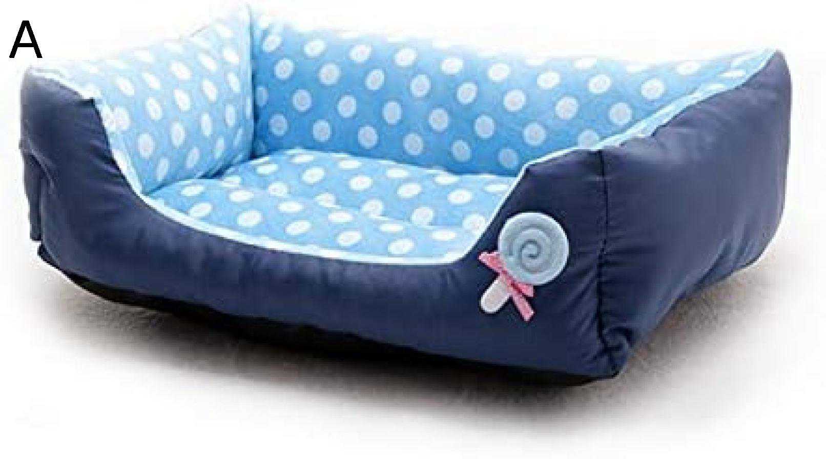 ペットベッド 夏用 冬用 猫 犬 角型 小型 中型 春用 秋用 カラフル マット スクエア クッション