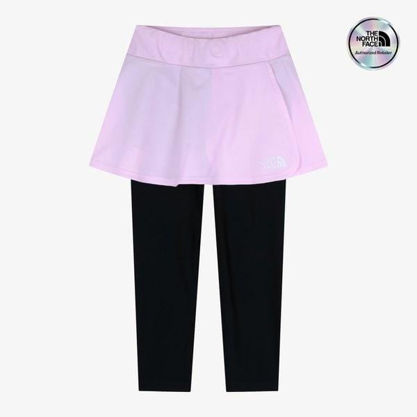 [キッズ公式] NF6KS31T ガールズ サーフレギンススカート CANDY PINK