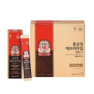 新品 未開封正官庄 6年根 高麗人参エキス紅参精バランス