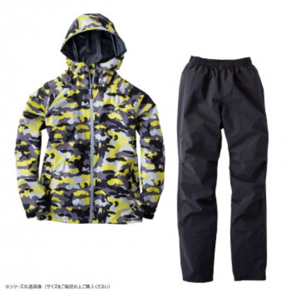 イーブンリバー ストレッチレインスーツ イエローカモ(11) サイズ:5L ME300 6,229円