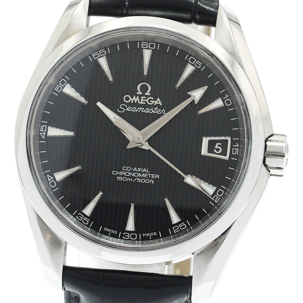 オメガ OMEGA 231.13.39.21.01.001 シーマスター アクアテラ デイト 自動巻き メンズ _937502【中古】