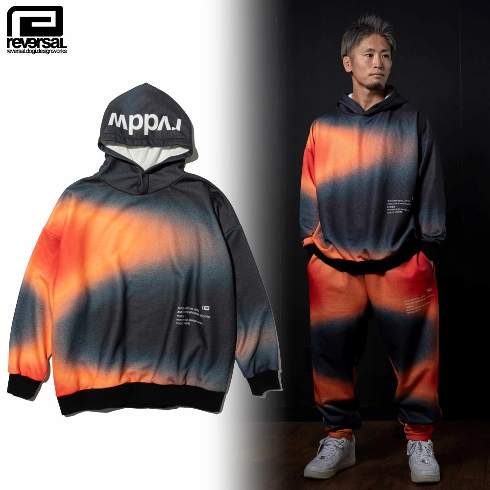 【reversal/リバーサル】プルオーバーパーカー/THERMOGRAPHY SWEAT HOODIE rv24aw201セットアップ スウェット パーカー フーディー