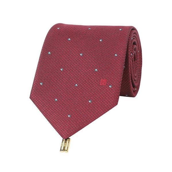 シルク100 ジャカード 織り オールオーバー ネクタイ__DLF1ACF1254R2