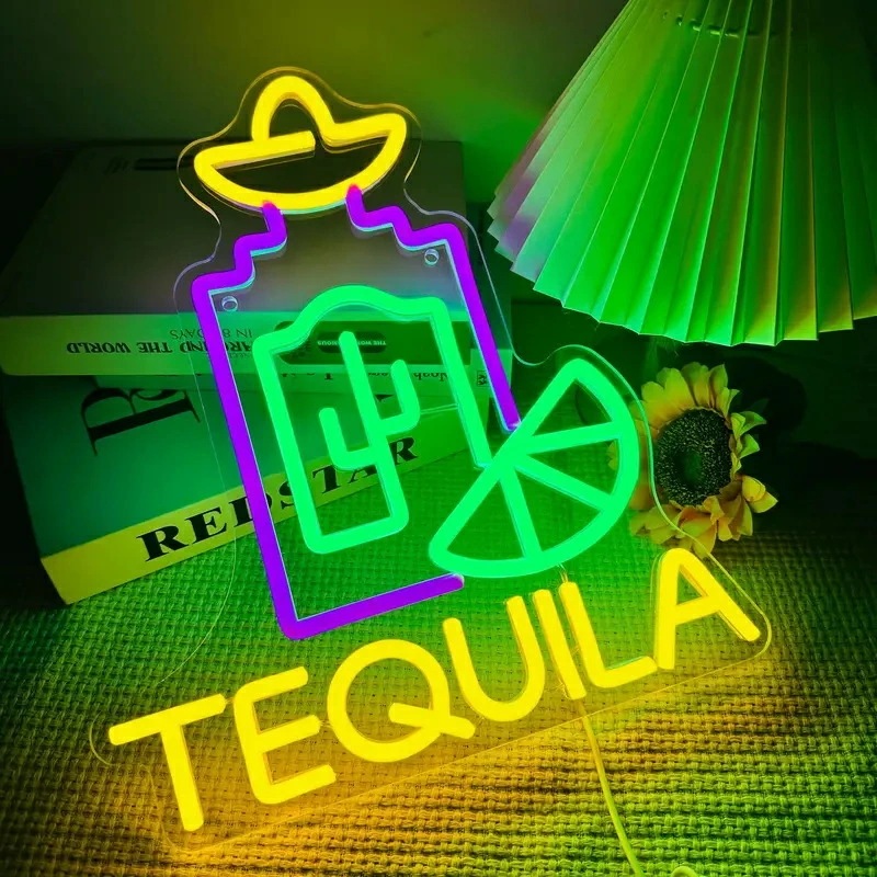 ネオンサイン テキーラ LEDネオン 調光可能 アップ看板 寝室装飾 USB電源 プレゼント ライトアップサイン 寝室 ホーム クラブ パーティー ゲームルーム 家族 バー ビアバーレストラン用 5,486円
