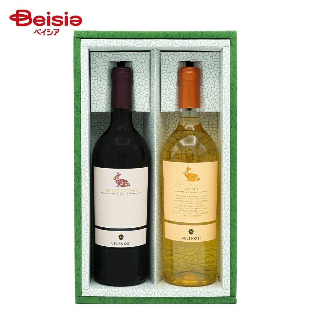 うさぎラベルワインセット 升喜 うさぎラベルワインセット 升喜 ワインセット 金賞 イタリアワイン 白ワイン 赤ワイン シャルドネ ロッソ スペリオ－レ ブレッチロ－ロ 5,225円