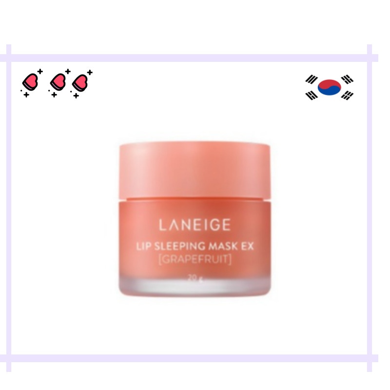 【KOREA】リップスリーピングマスク EX グレープフルーツ 20g 保湿 角質ケア ナイトリップケア ふっくらなめらか唇 韓国スキンケア