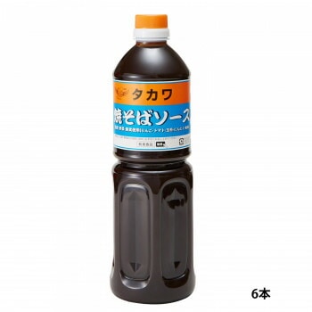 和泉食品　タカワ焼きそばソース（中濃）　1000ml（6本）