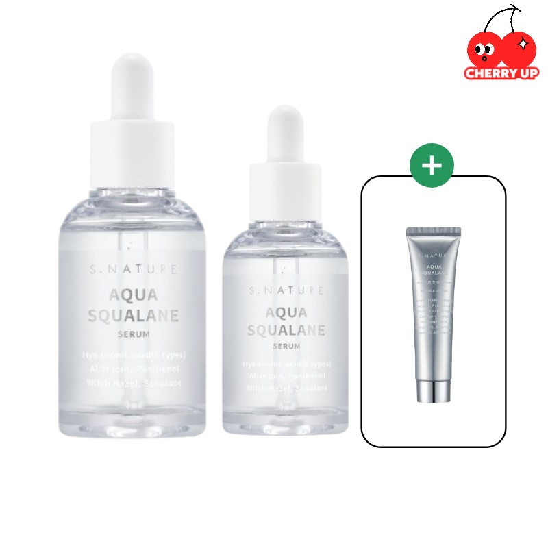 [クリーム10ml贈呈] アクアスクワランセラム 70ml + 50ml (計 120ml) セラム 大容量 サイズアップ 皮脂コントロール 毛穴セラム 水分セラム 韓国コスメ アラントイン パンテノ