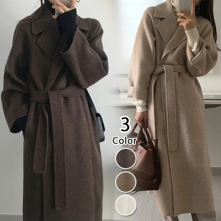 2024 トレンチコート 新 ロングチェスターコート アウター/クラシックハンドメイドコート 良質生地 コート可愛いジャケット AWアウター