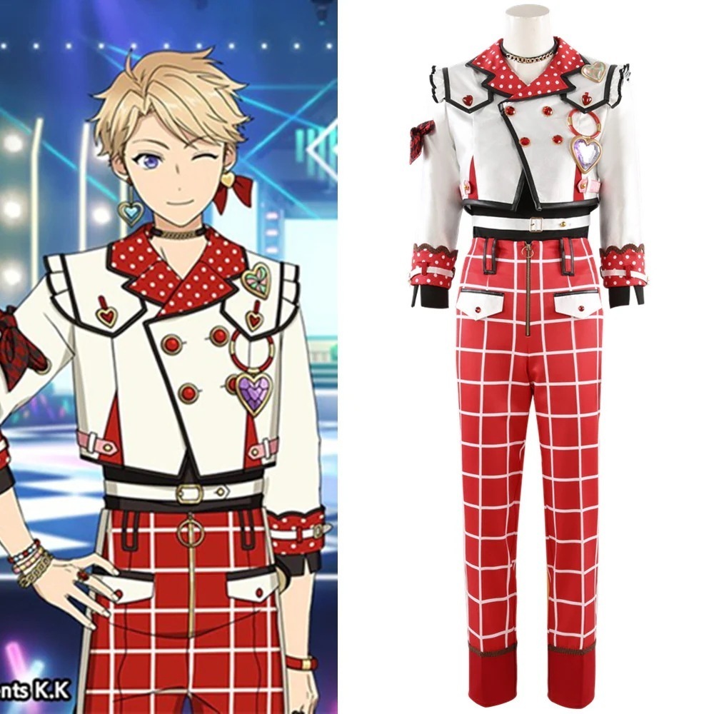 ES あんさんぶるスターズ スカウト！Made Me 才能開花後 鳴上嵐 南雲鉄虎 漣ジュン HIMERU コスプレ衣装 コスチューム ハロウィン 変装 仮装