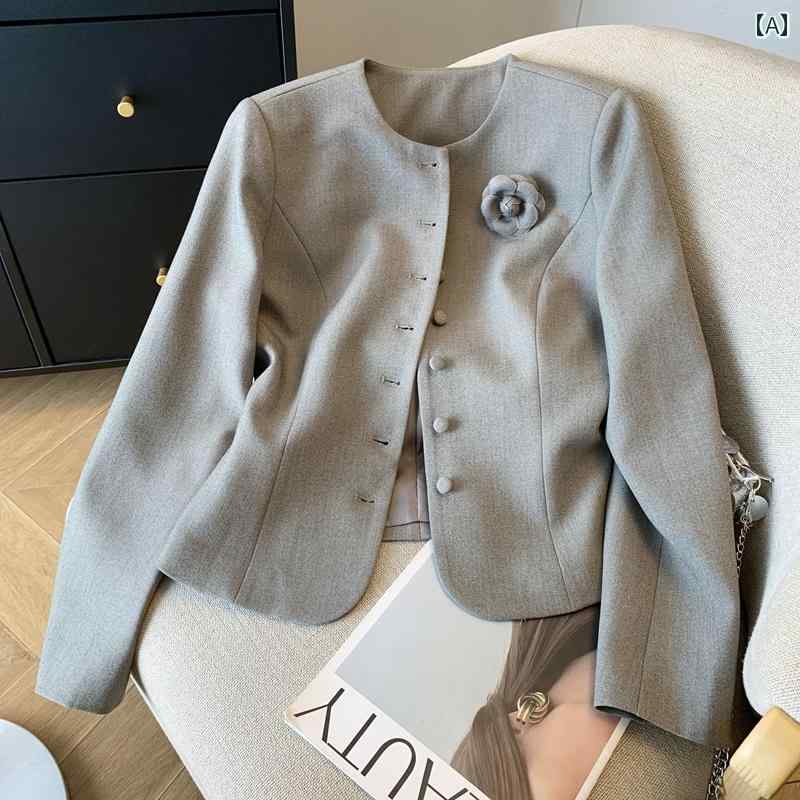 スーツ　ジャケット　カジュアル の 春の トップス レディースジャケット 社交 界の 高級 スーツ スカート お姫様 ハイエンド 象徴 プロ
