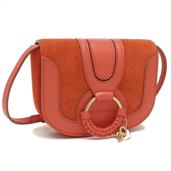 ショルダーバッグ ハナ ミニバッグ クロスボディバッグ オレンジ レディース SEE BY CHLOE CHS18AS901417 839
