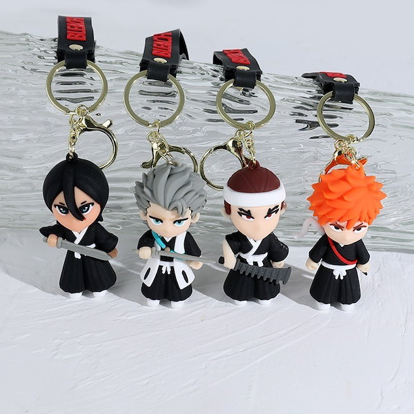 Qoo10] アニメ死神黒崎一護ぬいぐるみキーホルダー