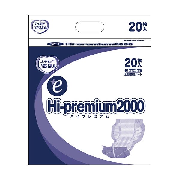 カミ商事 エルモア いちばん +eHi-premium2000 1セット（80枚：20枚x4パック）
