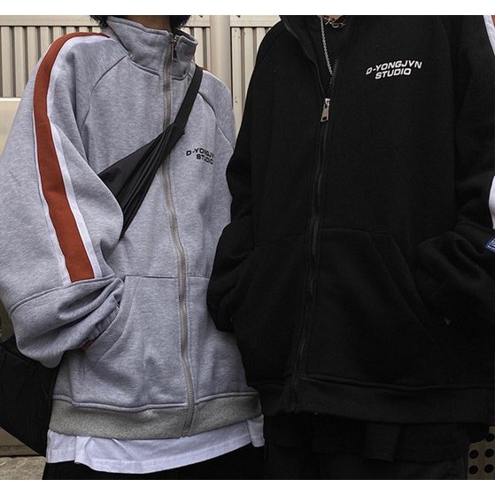 ファッション パーカー レディース メンズ ジップアップ ストリート 原宿 冬 M L