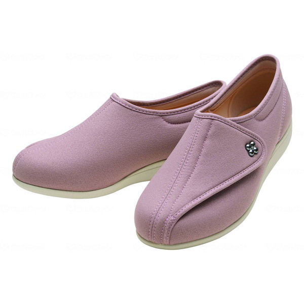 快歩主義L011-5E ピンクストレッチ 23.0 KS23148 メーカー直送