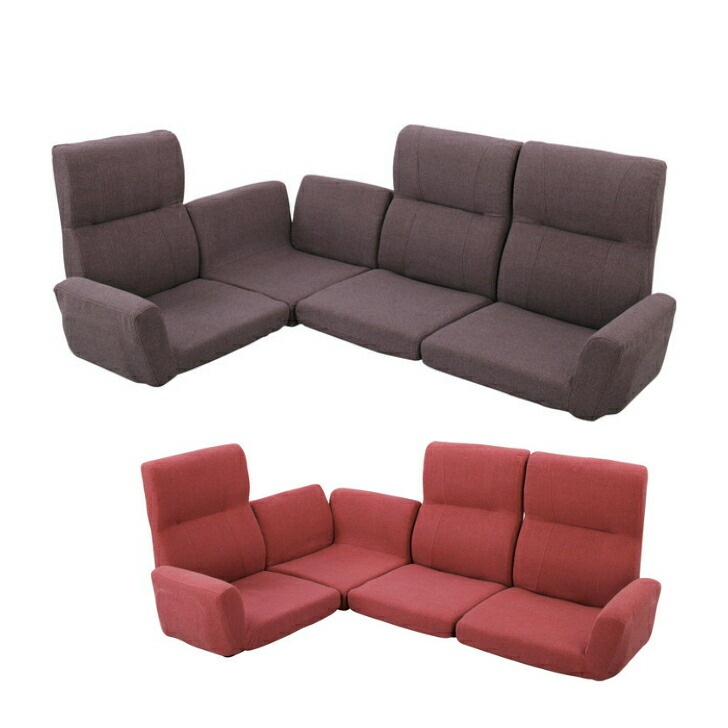 ファンクションソファ ソファ 組み合わせ レイアウト リクライニング リビング ブラウン レッド LSS-11 29,887円