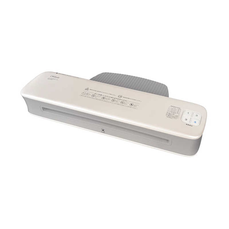 オーム電機　パーソナルラミネーター A3サイズ対応 OffiStyle ［A3サイズ /2本］ ホワイト　LAM-R235