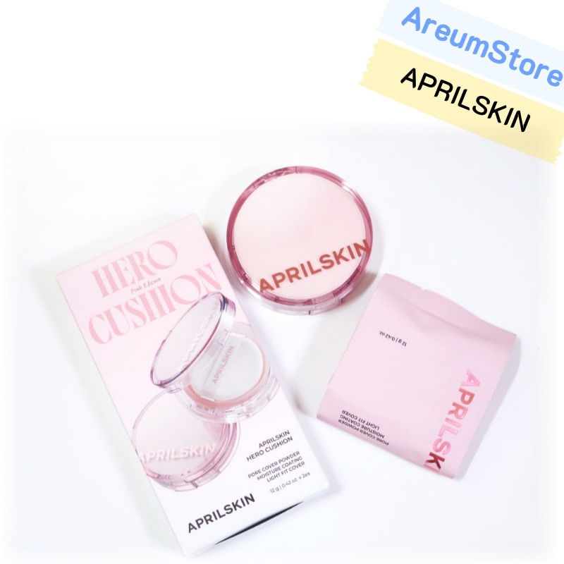 [25SS/New]ヒーロークッション ピンクエディション （本品+リフィル+エアホールパフ2個）SPF50+ PA++++