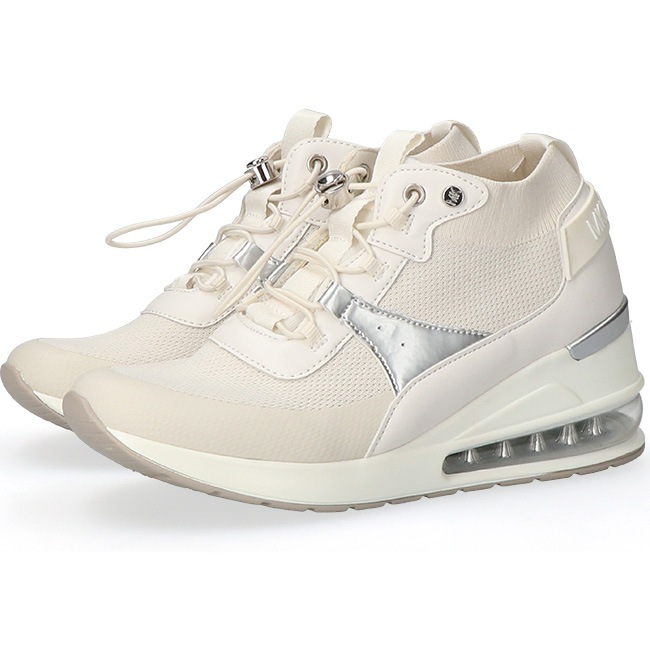 MK ミッシェルクラン スニーカー レディース 厚底 エアークッション ニットスニーカー 歩きやすい 軽量 おしゃれ MK-432