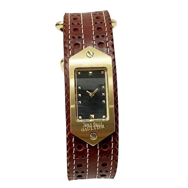 ジャンポールゴルチエ 1320-S031435 クォーツ ブラウン 腕時計 レディース 【中古】7 6,003円